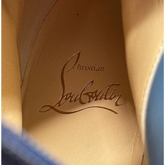 Christian Louboutin Denim Over the Knee Boots - Picture 14 of 15